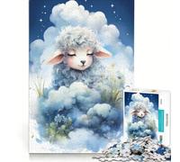 Puzzle per ragazzi da 1000 pezzi con pecorelle, gioco rompicapo, impegnativo da completare, ideale come regalo per tutta la famiglia 38x52cm