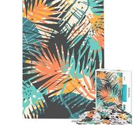 Puzzle per ragazzi da 1000 pezzi con piante tropicali e palme Puzzle da 1000 pezzi per la decorazione della casa giocattoli di analisi e logica compleanni e occasioni speciali