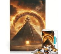 Puzzle per ragazzi da 1000 pezzi con piramidi egizie, gioco impossibile, sfida difficile, compleanno e altre occasioni 50x75cm