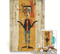 Puzzle per ragazzi da 1000 pezzi con poster di uno spettacolo di marionette antistress di difficoltà elevata adatto per la decorazione della scrivania 50x75cm