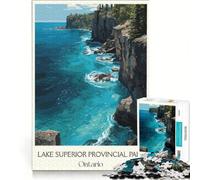 Puzzle per ragazzi da 1000 pezzi con poster di viaggio dell'Ontario, gioco impossibile, decorazione per la casa, collezione d'artista, belle arti 38x26cm