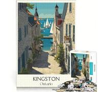 Puzzle per ragazzi da 1000 pezzi con poster di viaggio dell'Ontario, gioco impossibile, decorazione per la casa, collezione d'artista, belle arti 38x26cm