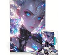 Puzzle per ragazzi da 1000 pezzi con protagonista una ragazza anime fulminea giocattolo fai da te decorazione per la casa ideale come regalo per tutta la famiglia 38x52cm
