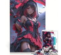 Puzzle per ragazzi da 1000 pezzi con ragazza anime e falce, ideale per videogiochi, attività interattive e per tutta la famiglia, un regalo perfetto per gli appassionati di gaming 50x75cm