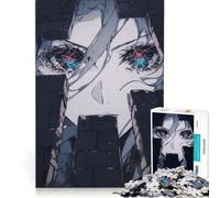 Puzzle per ragazzi da 1000 pezzi con ragazza anime intrappolata, gioco rilassante, di analisi e logica, per migliorare l'amore tra le coppie 38x52cm