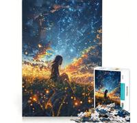 Puzzle per ragazzi da 1000 pezzi con ragazza anime Starlight gioco interattivo migliora la memoria regalo per amici e familiari 38x52cm