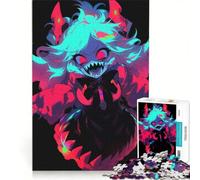 Puzzle per ragazzi da 1000 pezzi con ragazza mostro anime, gioco rilassante, difficile e stimolante, ogni pezzo è unico 50x75cm
