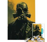 Puzzle per ragazzi da 1000 pezzi con ritratto apocalittico gioco stimolante gioco impossibile antistress regalo per il Secret Santa (dimensioni 38x52cm)