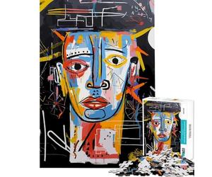 Puzzle per ragazzi da 1000 pezzi con ritratto astratto di Augusto in colori vivaci Aiuta a sviluppare la mente stimola il cervello e permette di assemblare modelli Giocattolo decorativo da parete