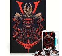 Puzzle per ragazzi da 1000 pezzi con ritratto di maschera da samurai gioco interattivo migliora la memoria regalo per amici e familiari 50x75cm