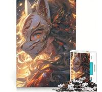 Puzzle per ragazzi da 1000 pezzi con samurai fotorealistici in un elaborato design dorato giochi per famiglie decorazione perfetta collezione d'artista belle arti 50x75cm