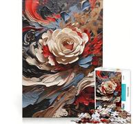 Puzzle per ragazzi da 1000 pezzi con schizzi di vernice, gioco educativo, migliora la memoria, gioco stimolante, idea regalo 38x52cm