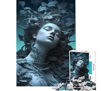 Puzzle per ragazzi da 1000 pezzi con scultura della dea della natura sfida educativa decorazione artistica per la casa gioco educativo per ragazzi dai 14 anni in su 38x52cm