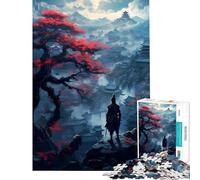 Puzzle per ragazzi da 1000 pezzi con Shogun e Samurai giapponesi Attività divertenti da fare a casa migliora la memoria e rilassa Adatto a partire dai 14 anni (50x75cm)