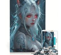 Puzzle per ragazzi da 1000 pezzi con simpatiche ragazze anime, giocattoli fai da te, decorazioni per la casa, ideale come regalo per tutta la famiglia 38x52cm