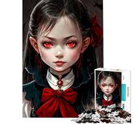 Puzzle per ragazzi da 1000 pezzi con simpatici mostri manga V per compleanno e Natale Gioco educativo difficile per ragazzi dai 14 anni in su (38x26cm)