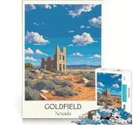 Puzzle per ragazzi da 1000 pezzi con soggetto Goldfield, Nevada, ideale per il relax, l'interazione genitore-figlio e una sfida unica 50x75cm