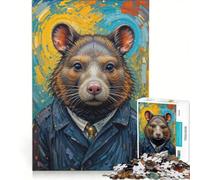 Puzzle per ragazzi da 1000 pezzi con soggetto vombato, gioco impossibile, regalo di compleanno, con poster e foglio di curiosità abbinati 50x75cm