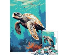 Puzzle per ragazzi da 1000 pezzi con stampa Risograph raffigurante animali gioco educativo e stimolante per tutta la famiglia Un regalo perfetto per gli amanti del gioco (dimensioni 38x52cm)