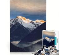 Puzzle per ragazzi da 1000 pezzi con tema Alpi, montagne e natura Gioco rilassante, di analisi e logica, ideale come regalo di compleanno o di viaggio 38x52cm