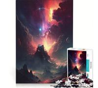Puzzle per ragazzi da 1000 pezzi con tema pianeta alieno, giochi per famiglie, assemblaggio di figure, per rafforzare l'amore tra le coppie 38x52cm
