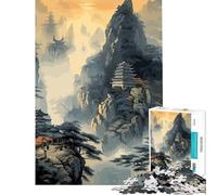 Puzzle per ragazzi da 1000 pezzi con un bellissimo paesaggio giapponese Gioco interattivo ed educativo ideale come sfida o regalo per chi ama i giochi di analisi e logica (dimensioni 38x26cm)