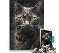 Puzzle per ragazzi da 1000 pezzi con un gatto a pelo corto gioco incantevole e pratico per il divertimento in famiglia ideale come regalo per tutta la famiglia 38x26cm