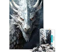 Puzzle per ragazzi da 1000 pezzi con un potente drago gioco interattivo ed educativo ideale come sfida e regalo per chi ama i giochi di analisi e logica (dimensioni 50x75cm)