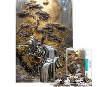 Puzzle per ragazzi da 1000 pezzi con un prezioso albero bonsai un gioco pratico divertente e umoristico ideale come regalo antistress (dimensioni 50x75cm)