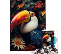 Puzzle per ragazzi da 1000 pezzi con un tucano nella giungla Gioco per tutta un giocattolo avvincente che aiuta a sviluppare la pazienza Un regalo perfetto per chi ama giocare e migliorare la memoria