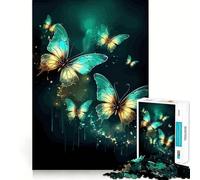 Puzzle per ragazzi da 1000 pezzi con una bellissima farfalla,incastro perfetto,gioco cognitivo,regalo per Natale (38x26cm)