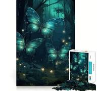 Puzzle per ragazzi da 1000 pezzi con una bellissima farfalla,incastro perfetto,gioco cognitivo,regalo per Natale (38x52cm)