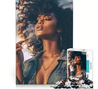 Puzzle per ragazzi da 1000 pezzi con una bellissima giovane donna, gioco rompicapo, impegnativo da completare, ideale come regalo per tutta la famiglia 50x75cm