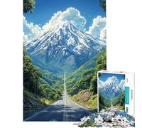 Puzzle per ragazzi da 1000 pezzi con una bellissima illustrazione di una strada di montagna Un gioco rilassante perfetto per passare il tempo durante le vacanze o semplicemente per ingannare il tempo