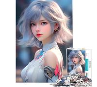 Puzzle per ragazzi da 1000 pezzi con una simpatica maga gioco stimolante antistress ideale come regalo di Babbo Natale segreto (dimensioni 75x50cm)