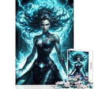 Puzzle per ragazzi da 1000 pezzi con una splendida maga un gioco rompicapo da 1000 pezzi regalo di compleanno divertente e spiritoso (50x75cm)