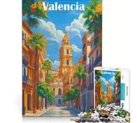 Puzzle per ragazzi da 1000 pezzi con vista su Valencia Spagna gioco pratico difficile e stimolante cerca un gioco impegnativo 38x52cm