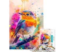 Puzzle per ragazzi da 1000 pezzi con vivace illustrazione di un uccello Puzzle per adulti gioco pratico per divertimento in famiglia difficile e stimolante (dimensioni 38x52cm)