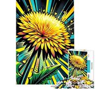 Puzzle per ragazzi da 1000 pezzi con vivace immagine di una dalia Puzzle per adulti gioco per famiglie divertente e spiritoso Ottimo regalo per gli appassionati di videogiochi (dimensioni 50x75cm)