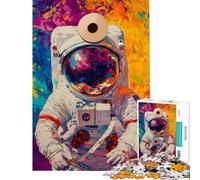 Puzzle per ragazzi da 1000 pezzi con vivaci illustrazioni di astronauti gioco interattivo e stimolante per l'intelletto ideale come regalo Una sfida impegnativa (dimensioni 38x26cm)