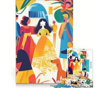 Puzzle per ragazzi da 1000 pezzi con vivida visione fauvista di Las Meninas Gioco rompicapo per genitori e figli ideale come regalo di compleanno 50x75cm