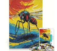 Puzzle per ragazzi da 1000 pezzi con zanzare e insetti gioco interattivo attività divertenti da fare a casa con poster e foglio di curiosità abbinati 50x75cm