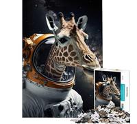 Puzzle per ragazzi da 1000 pezzi con zebra astronauta sfida educativa rompicapo difficile per ragazzi dai 14 anni in su 50x75cm