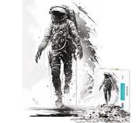 Puzzle per ragazzi da 1000 pezzi Conquistatori Spaziali gioco per famiglie giocattolo avvincente per coltivare la pazienza ottimo regalo migliora la memoria (dimensioni 75x50cm)