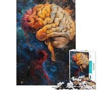 Puzzle per ragazzi da 1000 pezzi Cosmic Brain gioco per adulti giochi per famiglie difficile unico regalo di compleanno e di Natale (dimensioni 50x75cm)