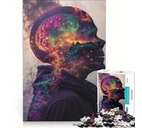 Puzzle per ragazzi da 1000 pezzi "Cosmic Mind Explosion", gioco interattivo, migliora la memoria, regalo per amici e familiari 50x75cm