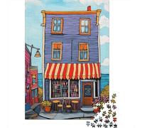Puzzle Per Ragazzi Da 1000 Pezzi Cozy Corner Bookstore Puzzle Giochi Rilassanti Difficili Divertenti Attività A Casa, 38x26cm/1000pcs
