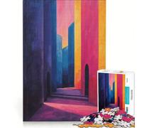 Puzzle per ragazzi da 1000 pezzi Crepuscolo Urbano Gioco Rilassante Analisi e Logica Migliora l'Amore tra le Coppie 38x52cm