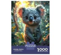 Puzzle Per Ragazzi Da 1000 Pezzi Cute Cartoon Koala Puzzle Gioco Pratico Per Divertimento in Famiglia Regali Unici Per Compleanno E Natale 52x38cm/1000pcs