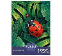 Puzzle Per Ragazzi Da 1000 Pezzi Cute Lady Bug Puzzle Per Adulti Gioco Pratico Decorazione Murale Regali Unici Per Compleanno E Natale 38x26cm/1000pcs